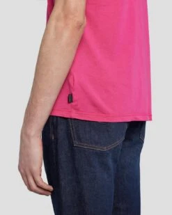 7 For All Mankind Featherweight Tee In Raspberry -7 For All Mankind 7M211P11 RBR 5