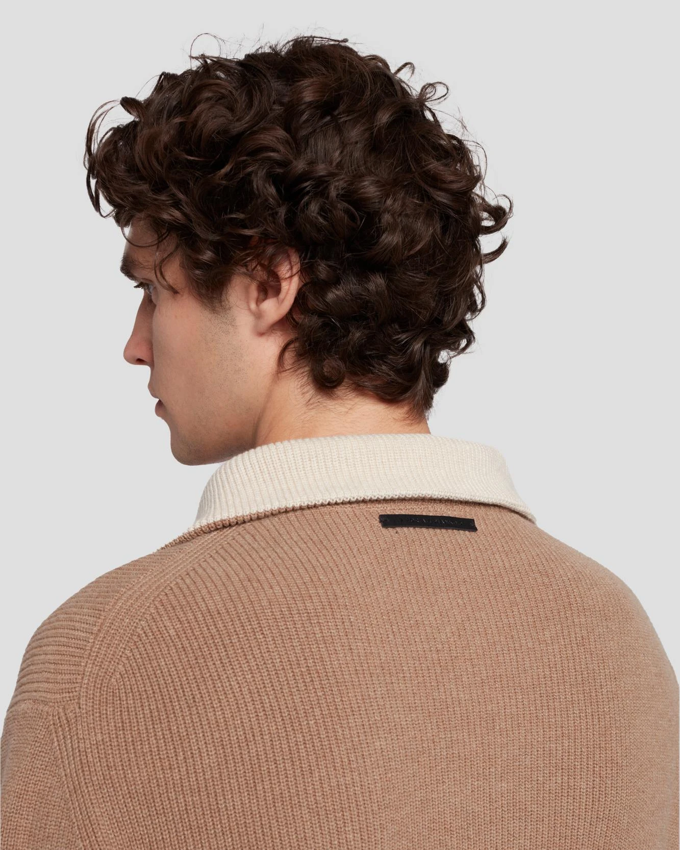 7 For All Mankind Half Zip Sweater In Sand 8 7 For All Mankind Half Zip Sweater In Sand - Image 6