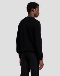 7 For All Mankind Luxe Performance Plus Sweater In Black -7 For All Mankind 7MSHMH14 BLK 5