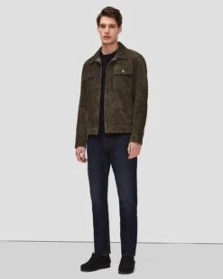 7 For All Mankind Luxe Performance Plus Sweater In Navy -7 For All Mankind 7MSHMH14 NVY 6