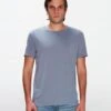 7 For All Mankind Featherweight Cotton Tee In French Blue -7 For All Mankind 7MSLMP11 FRB 1 280e9df5 41d6 4b4b 9106 8cc83ddabcf9