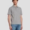7 For All Mankind Pique Knit Polo In Heather Grey -7 For All Mankind 7MSMMM35 HEA 1 4e9d885a fb82 4a8f 8baa dbdb27dbf564