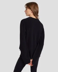 7 For All Mankind Cashmere Cardigan In Black -7 For All Mankind 7N123F34 BLK 5