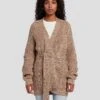 7 For All Mankind Belted Cardigan In Safari -7 For All Mankind 7N130F52 SAM 1
