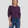 7 For All Mankind Cross Back Sweater In Violet 2 7 For All Mankind Cross Back Sweater In Violet -7 For All Mankind 7N131F52 VIM 1