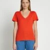 7 For All Mankind Pima Cotton Easy V-Neck Tee In Koi -7 For All Mankind 7N335I09 KOI 1