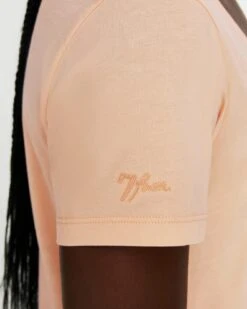 7 For All Mankind Pima Cotton Easy V-Neck Tee In Prairie Sunset -7 For All Mankind 7N335I09 PSN 3