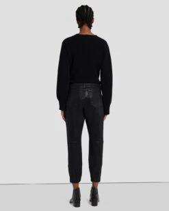7 For All Mankind Darted Boyfriend Jogger In Coated Black 11 7 For All Mankind Darted Boyfriend Jogger In Coated Black -7 For All Mankind 7N732752 CBA 4