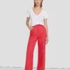 7 For All Mankind Modern Dojo Linen Trouser In Geranium 1 7 For All Mankind Modern Dojo Linen Trouser In Geranium -7 For All Mankind 7N818F31 GER 1