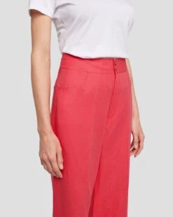 7 For All Mankind Modern Dojo Linen Trouser In Geranium -7 For All Mankind 7N818F31 GER 4
