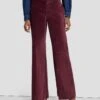 7 For All Mankind Modern Dojo Velvet Trouser In Winetasting -7 For All Mankind 7N824F38 WNT 2