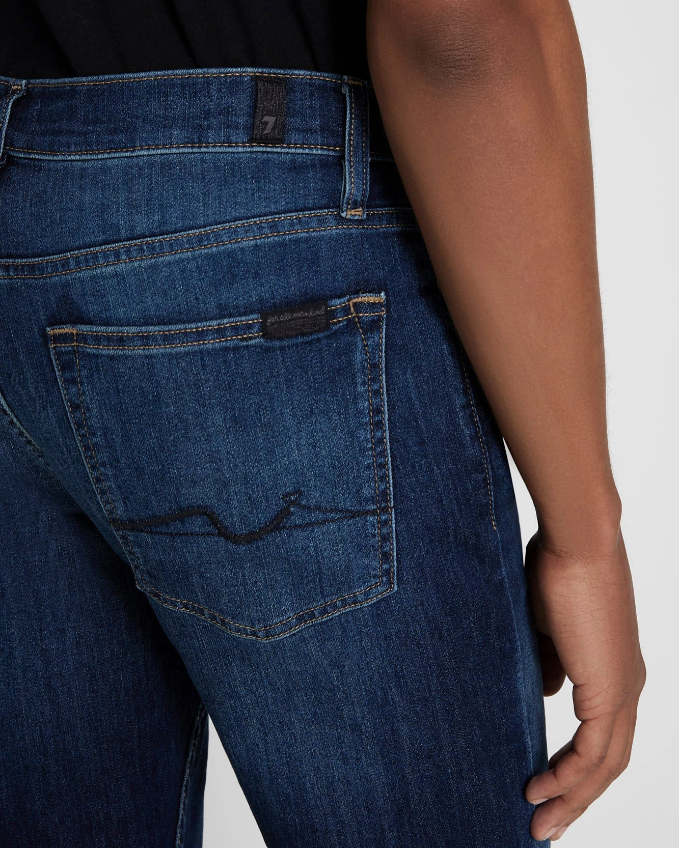 7 For All Mankind Airweft Slimmy Squiggle In Ironwood 5 7 For All Mankind Airweft Slimmy Squiggle In Ironwood - Image 3