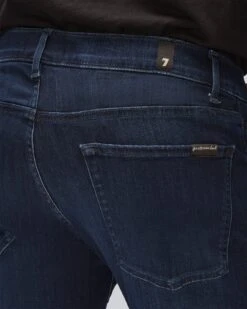 7 For All Mankind Luxe Performance Plus Slimmy In Deep Blue -7 For All Mankind 7T002A23 DBU 03