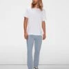 7 For All Mankind Airweft Twill Adrien 5 Pocket In Cold Gin -7 For All Mankind 7T005C76 AWC 1