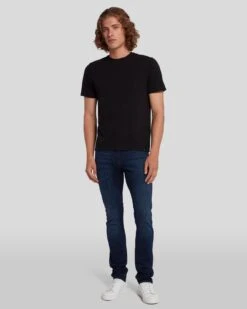 7 For All Mankind Luxe Performance Plus Paxtyn In Deep Blue