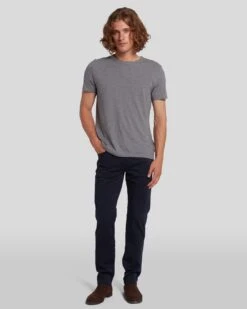 7 For All Mankind Luxe Performance Plus Slimmy In Navy