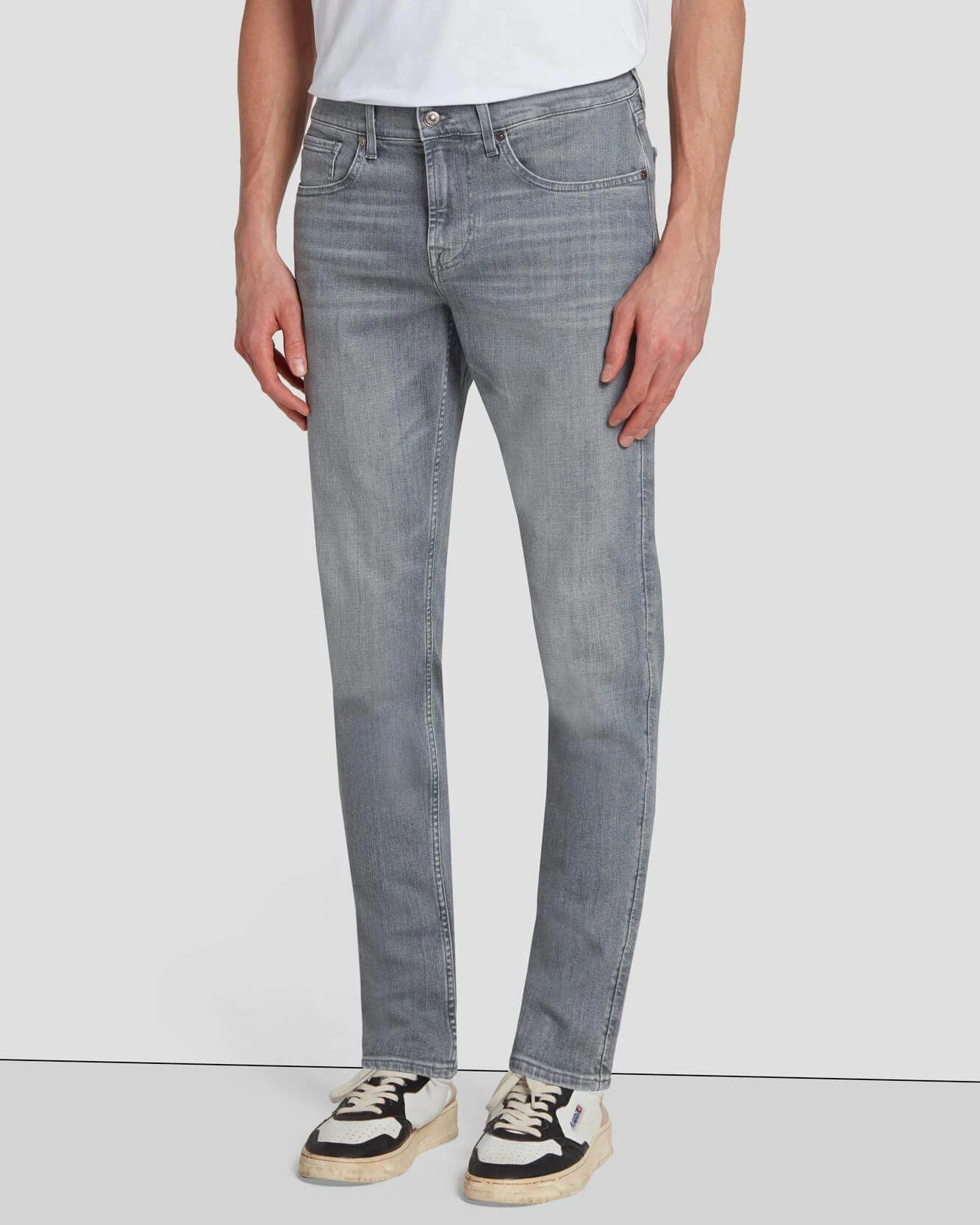 7 For All Mankind EarthKind Stretch Tek Slimmy Tapered In Labyrinth 4 7 For All Mankind EarthKind Stretch Tek Slimmy Tapered In Labyrinth - Image 2