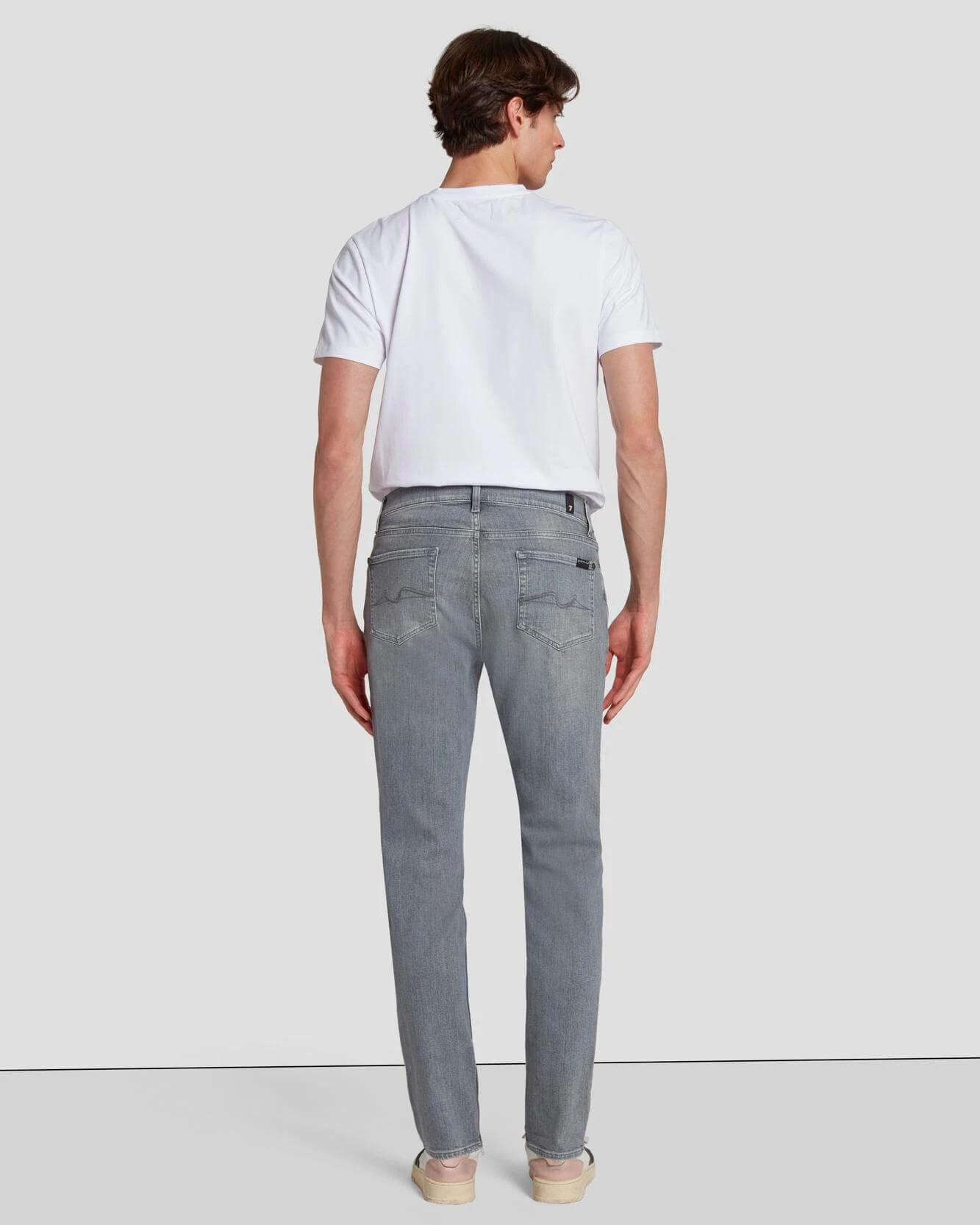 7 For All Mankind EarthKind Stretch Tek Slimmy Tapered In Labyrinth 8 7 For All Mankind EarthKind Stretch Tek Slimmy Tapered In Labyrinth - Image 6