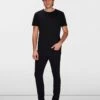 7 For All Mankind Tech Series Slimmy Tapered In Black -7 For All Mankind 7T042C67 XBL 1