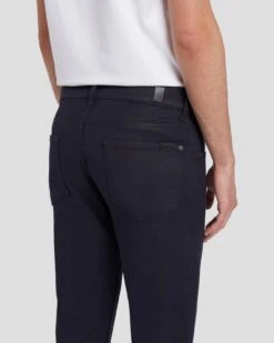 7 For All Mankind Slimmy Tapered In Coated Navy 12 7 For All Mankind Slimmy Tapered In Coated Navy -7 For All Mankind 7T042C90 NVY 5