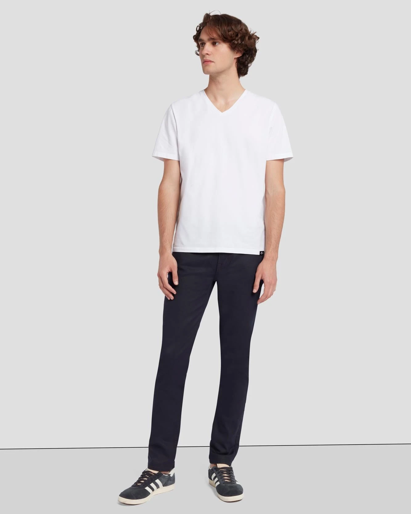 7 For All Mankind Slimmy Tapered In Coated Navy 8 7 For All Mankind Slimmy Tapered In Coated Navy - Image 6