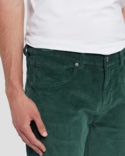 7 For All Mankind Corduroy Slimmy Tapered In Hunter Green -7 For All Mankind 7T042C95 HUG 3