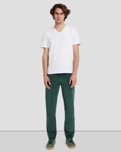 7 For All Mankind Corduroy Slimmy Tapered In Hunter Green -7 For All Mankind 7T042C95 HUG 6
