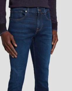 7 For All Mankind EarthKind Stretch Tek Slimmy Tapered In Enigma -7 For All Mankind 7T042U58 ENA 5