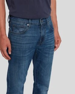 7 For All Mankind Airweft Denim The Straight In Flash 10 7 For All Mankind Airweft Denim The Straight In Flash -7 For All Mankind 7T12183 FLH 3