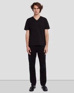 7 For All Mankind Left Hand Adrien In True Black -7 For All Mankind 7T165095 TBK 6