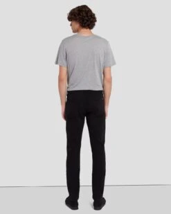 7 For All Mankind Left Hand Paxtyn In True Black -7 For All Mankind 7T185095 TBK 4