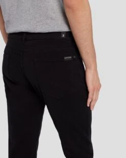 7 For All Mankind Left Hand Paxtyn In True Black -7 For All Mankind 7T185095 TBK 5