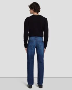 7 For All Mankind Airweft Straight Squiggle In Ironwood -7 For All Mankind 7T40083L IRW 4