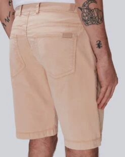 7 For All Mankind Airweft Twill Chino Short In Tangerine -7 For All Mankind 7T430C76 ATT 3