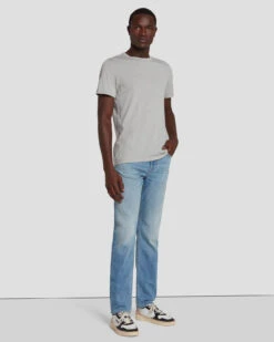 7 For All Mankind Airweft Slimmy In Santa Cruz -7 For All Mankind 7T51183L SAC 6