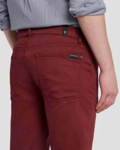 7 For All Mankind Luxe Performance Slimmy In Mulberry -7 For All Mankind 7T511V60 MBY 3