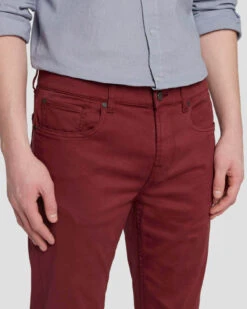 7 For All Mankind Luxe Performance Slimmy In Mulberry -7 For All Mankind 7T511V60 MBY 5