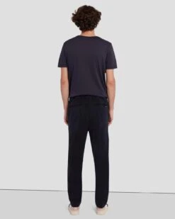 7 For All Mankind Warm Twill Jogger In Navy -7 For All Mankind 7T802C54 NVY 4