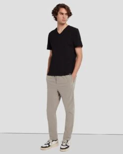 7 For All Mankind Warm Twill Jogger In Light Grey -7 For All Mankind 7T802C54 XLG 6