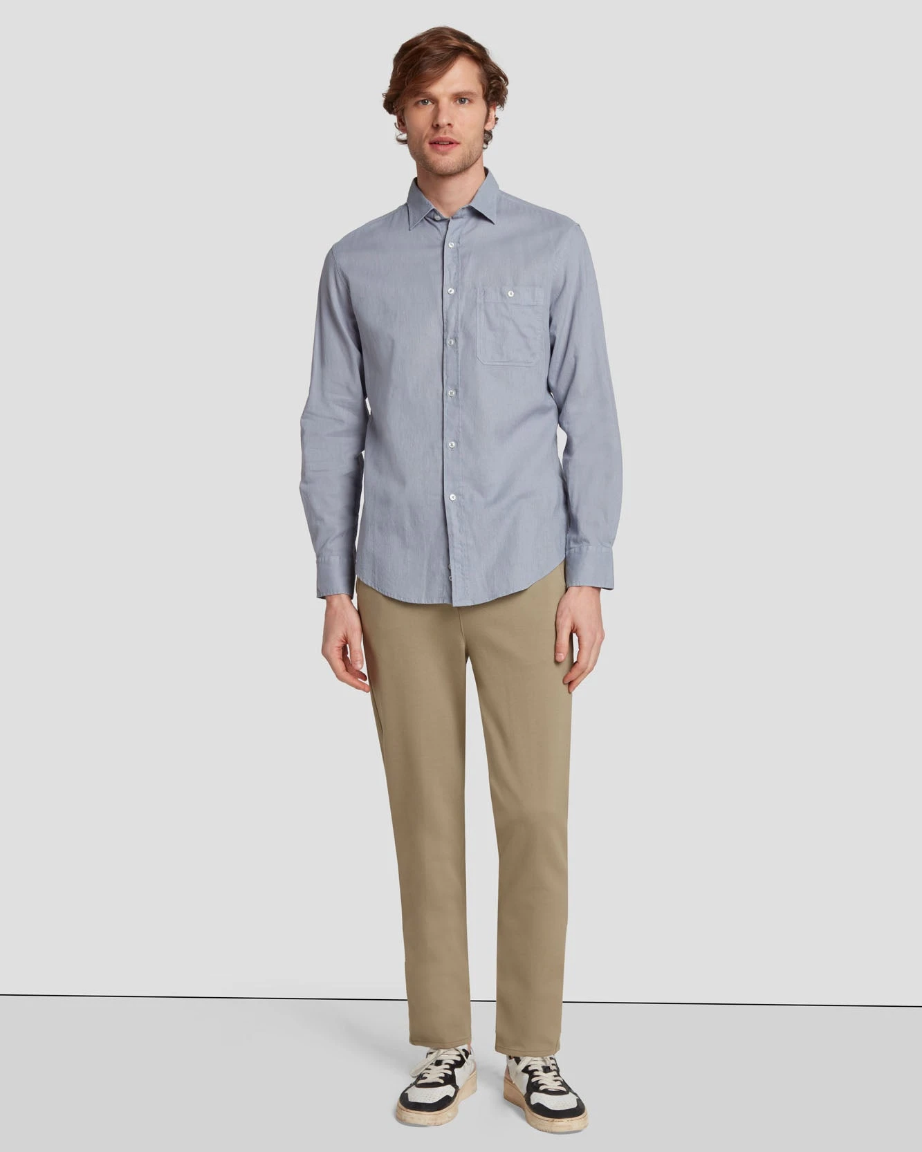 7 For All Mankind Travel Chino In Taupe 8 7 For All Mankind Travel Chino In Taupe - Image 6