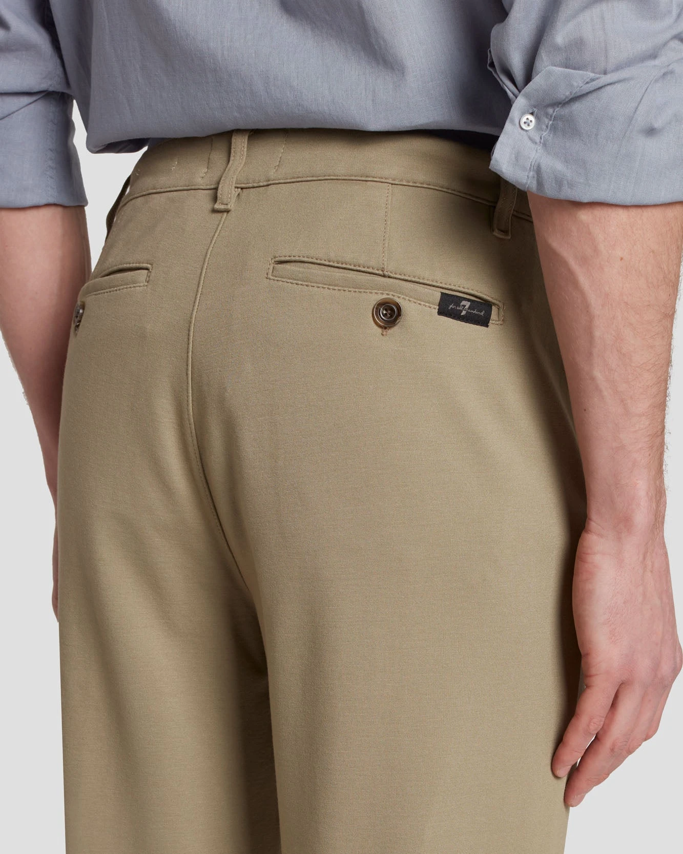 7 For All Mankind Travel Chino In Taupe 7 7 For All Mankind Travel Chino In Taupe - Image 5