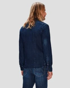 7 For All Mankind Airweft Button Up Shirt In Malibu -7 For All Mankind 7T92383L XMU 3