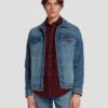 7 For All Mankind Perfect Trucker Jacket In Ramble -7 For All Mankind 7T924C10 RBE 1