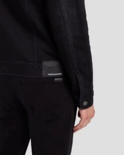 7 For All Mankind Perfect Trucker Jacket In Blindside 12 7 For All Mankind Perfect Trucker Jacket In Blindside -7 For All Mankind 7T924C31 BDS 5