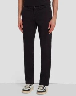 7 For All Mankind Luxe Performance Slimmy Tapered Chino In Black -7 For All Mankind 7TSU9T49 BLK 2