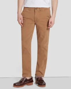 7 For All Mankind Luxe Performance Slimmy Tapered Chino In River Bed