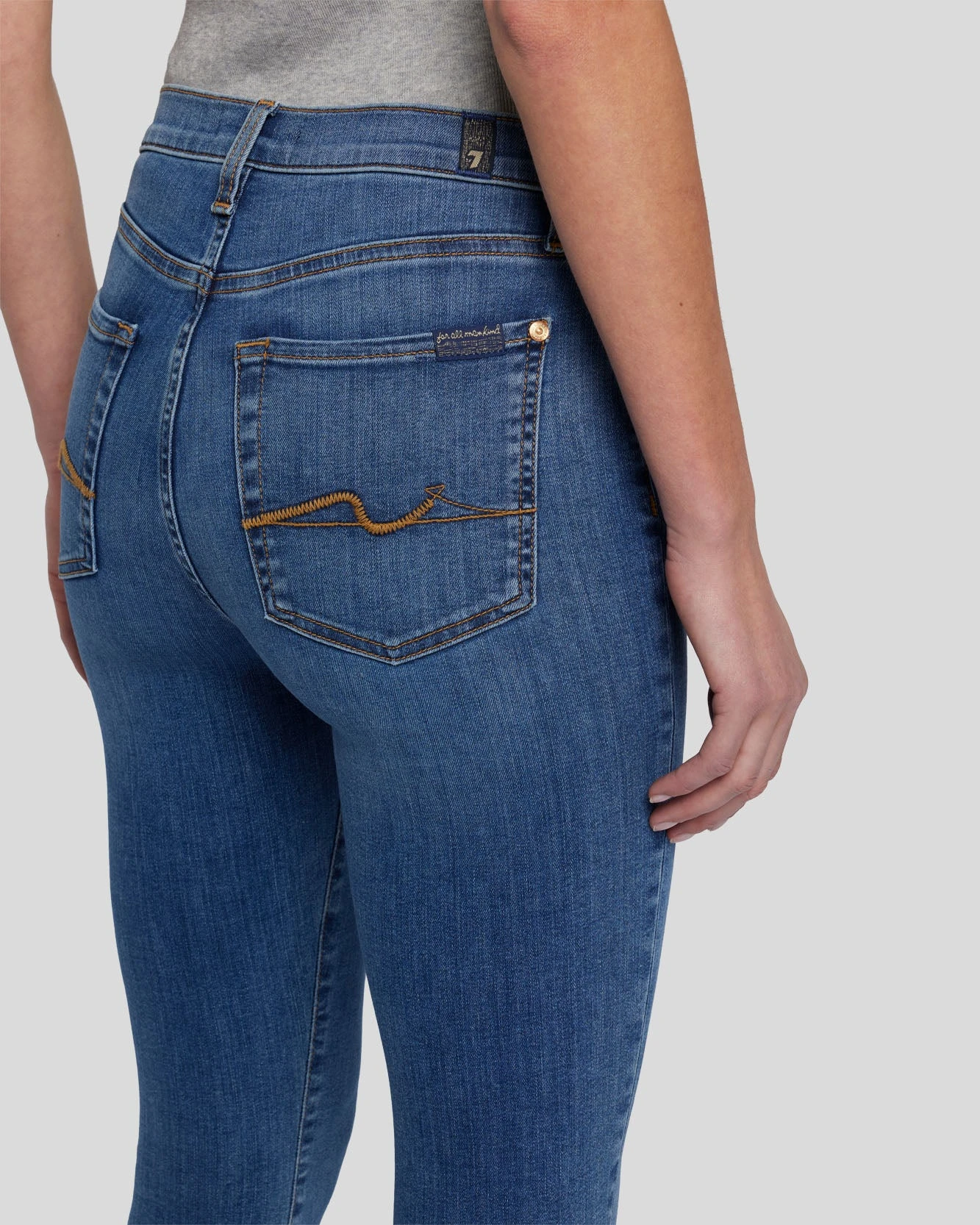 7 For All Mankind High Waist Ankle Skinny In Meisa 8 7 For All Mankind High Waist Ankle Skinny In Meisa - Image 6