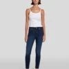 7 For All Mankind Slim Illusion High Waist Ankle Skinny In Tried And True -7 For All Mankind 7U0011719 TRT 1