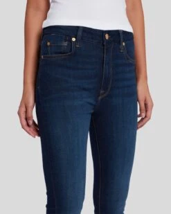 7 For All Mankind Slim Illusion High Waist Ankle Skinny In Tried And True -7 For All Mankind 7U0011719 TRT 3