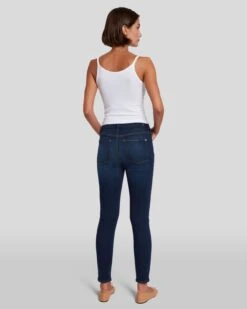 7 For All Mankind Slim Illusion High Waist Ankle Skinny In Tried And True -7 For All Mankind 7U0011719 TRT 4